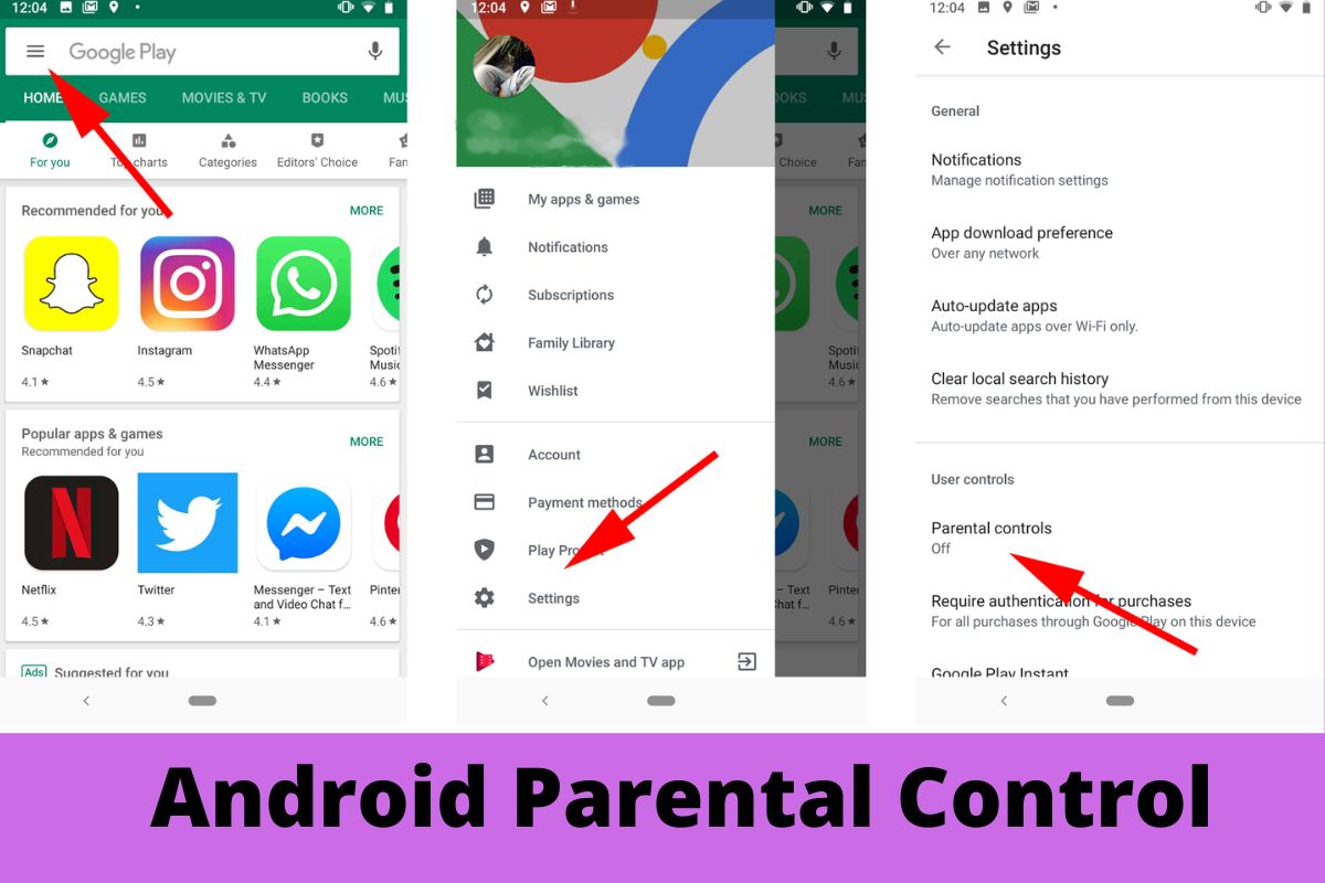 Android Parental Control