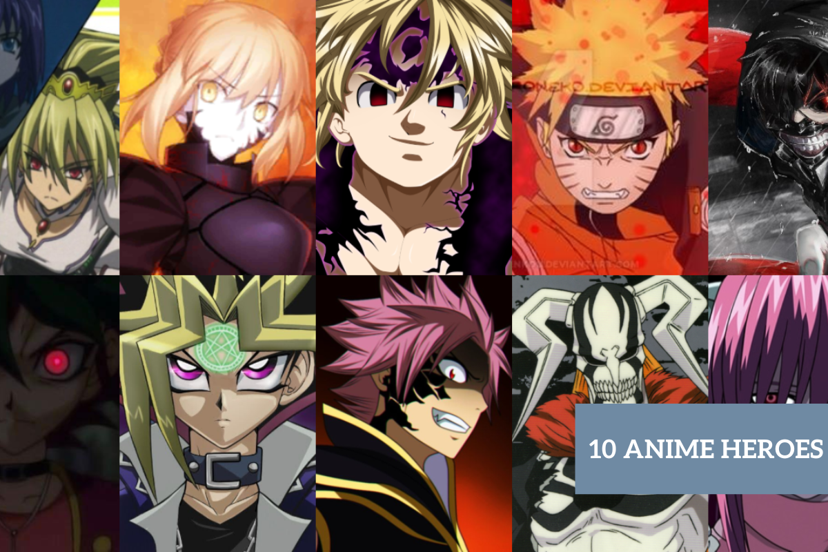 10 Anime Heroes