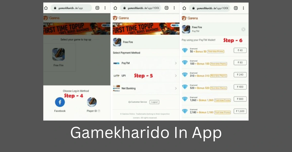 Gamekharido In App