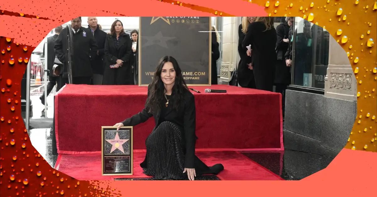 Courteney Cox Honored With Star On Hollywood Walk Of Fame 