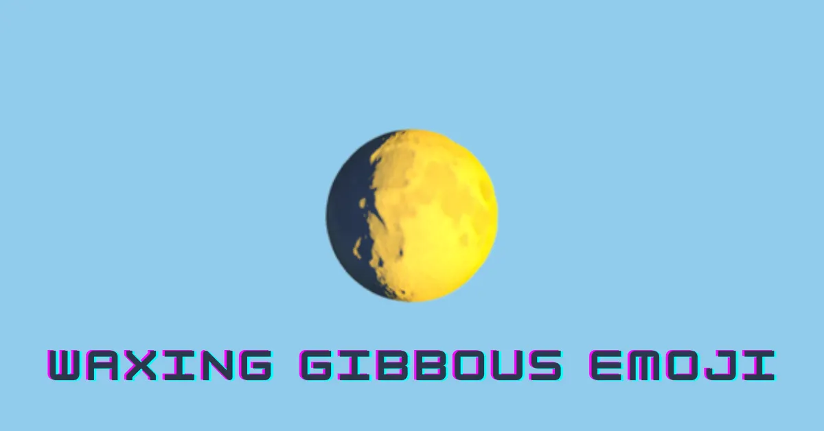Waxing Gibbous Emoji