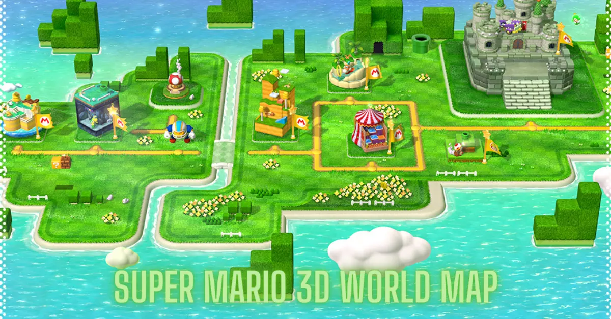 Super Mario 3D World Map